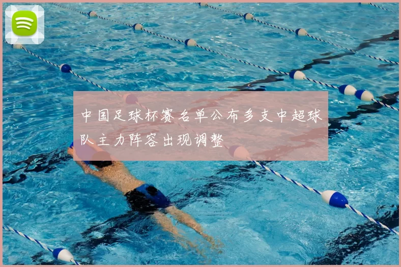 中国足球杯赛名单公布多支中超球队主力阵容出现调整